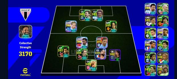 Efootball Account - main view