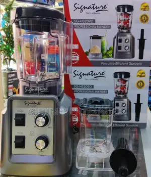 Signature Commercial 2in1 Blender With 2 Jars(2lt+800ml) 1800w Sh-209d