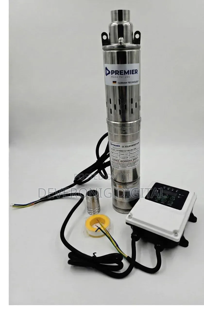 Premier Brushless Submersible Pump 96v 750w 140m 1inch Outlet