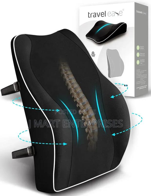 Ergonomic Lumbar Support Cushion, Memory Foam Back Support