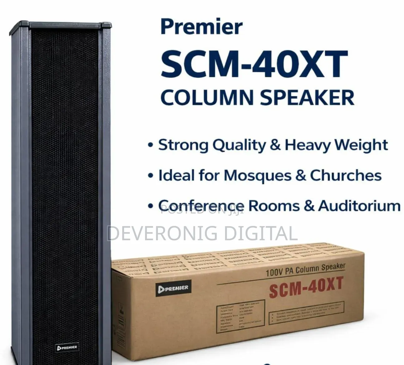Premier SCM 40xt Column Speaker
Strong Quality and Heavy Weight