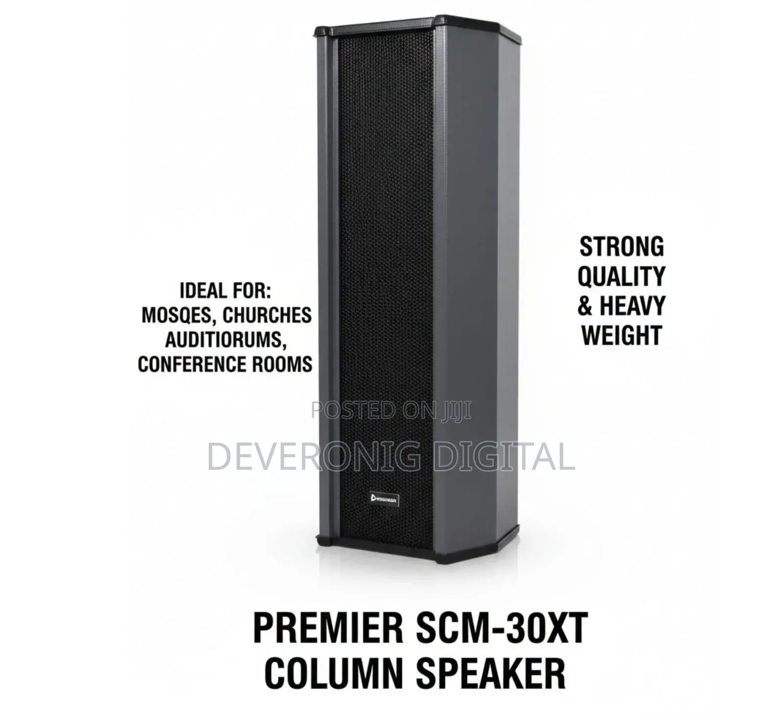 Premier SCM 30xt Column Speaker
Strong Quality and Heavy Weight
