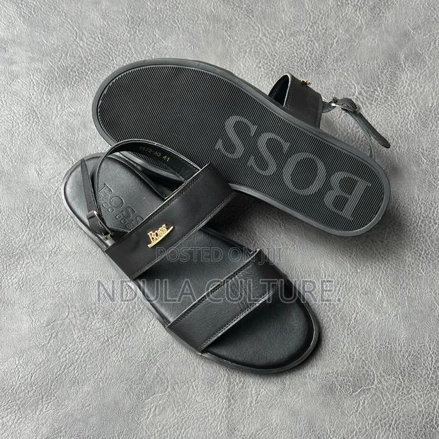 Hugo Boss Premium Leather Sandals - thumbnail 3
