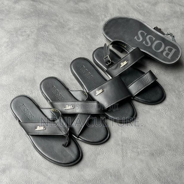 Hugo Boss Premium Leather Sandals - thumbnail 5