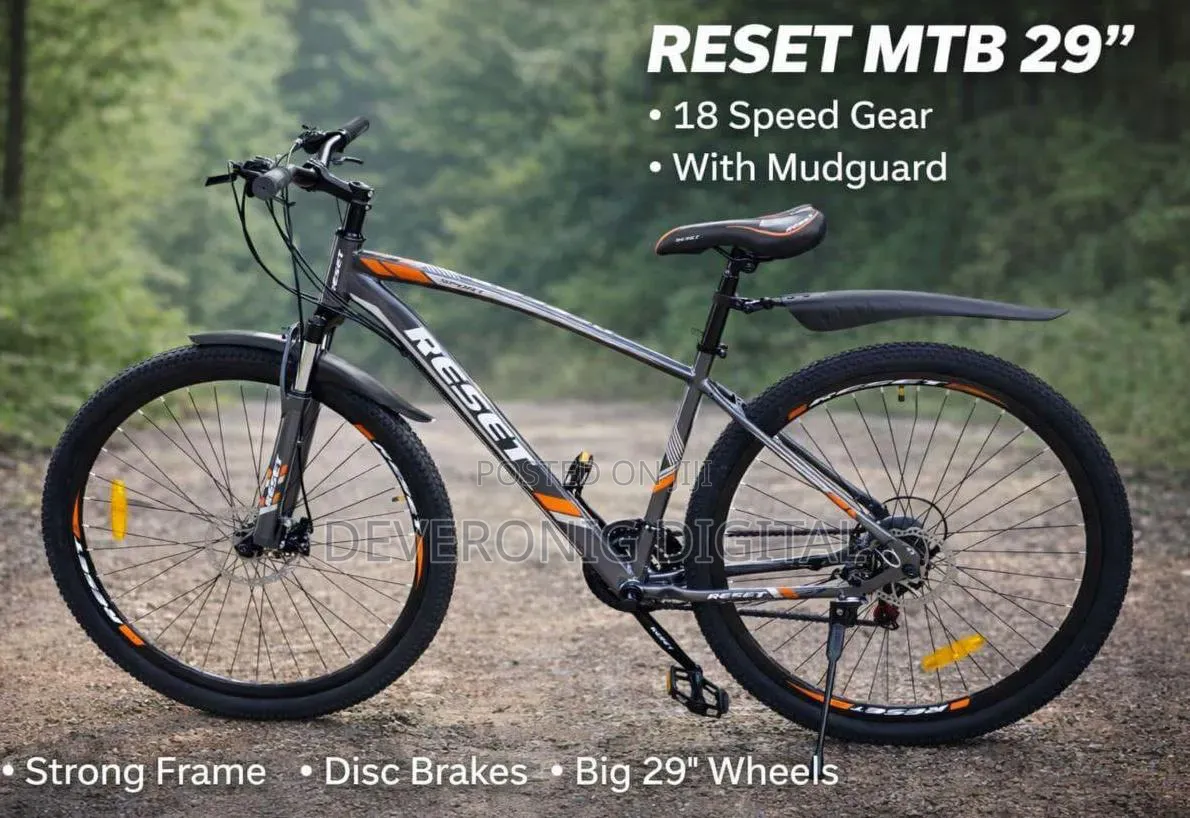 Reset MTB 29" With Gear Bike Size 29 Bicycle