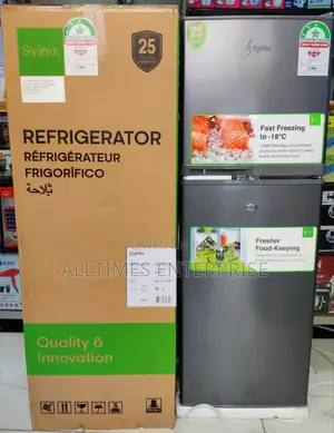 Syinix Fridge Double Door 137litres 3stars