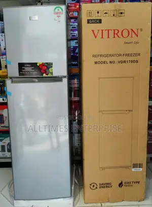 Vitron 170litres Double Door Fridge