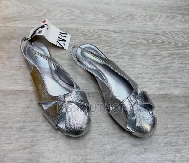 !!New Ladies Zara Slingback Mules Size 37-4 - thumbnail 3