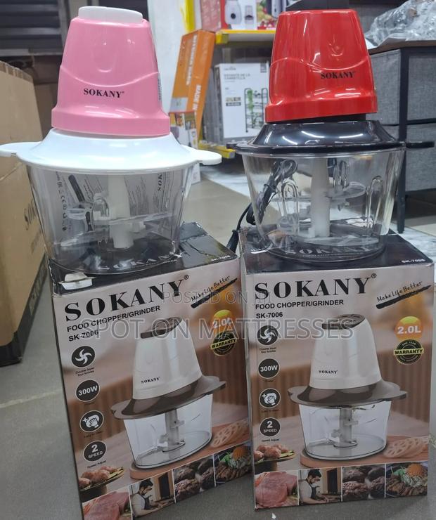 Sokany Food Grinder 2l. Delivery Services Available Nationwide.