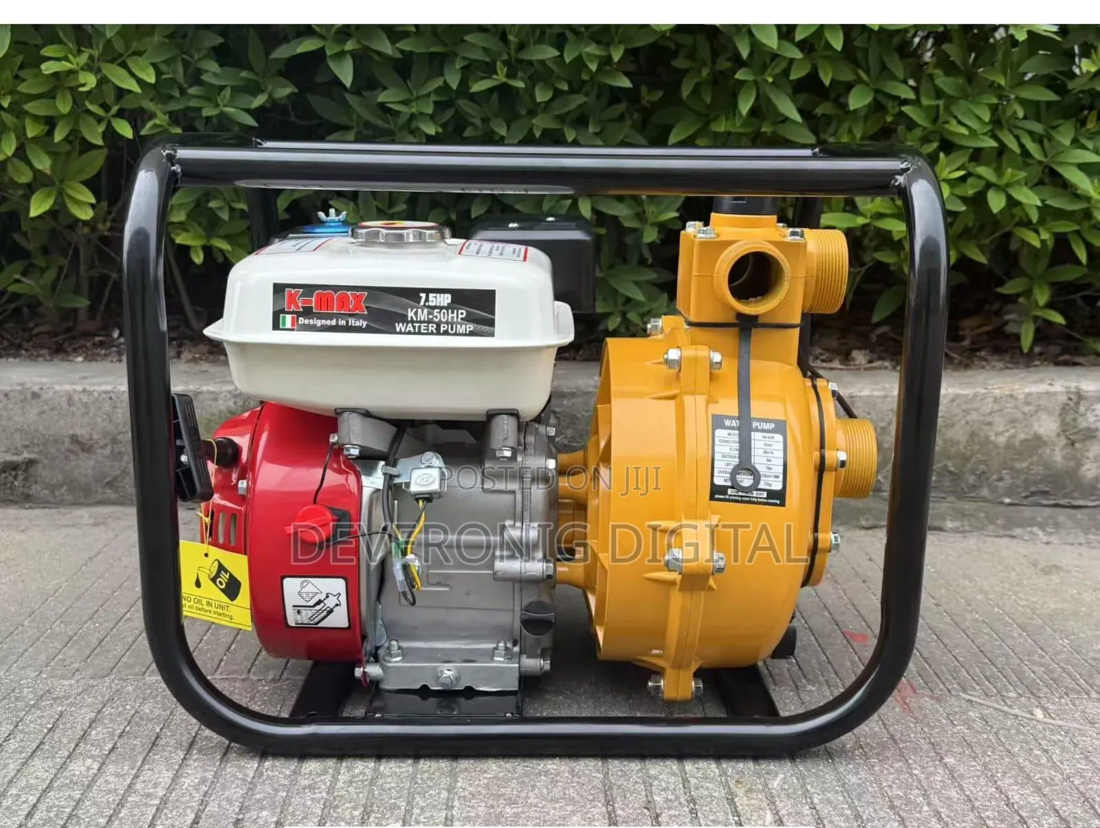 Kmax Italy High Pressure Gasoline Water Pump 7.5hp