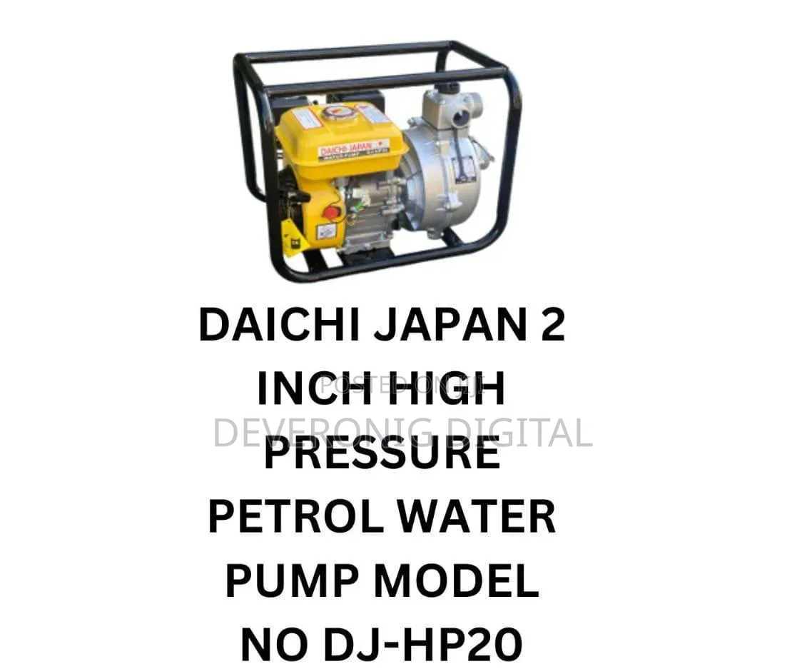 Daichi Japan 2inch High Pressure Petrol Water Pump Generator