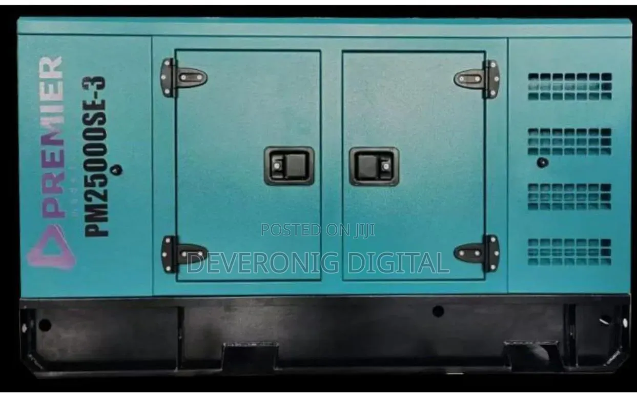 Premier 28kva Diesel Silent 3 Phase Generator