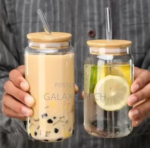 Portable Smoothie Jar/Cup With Straw