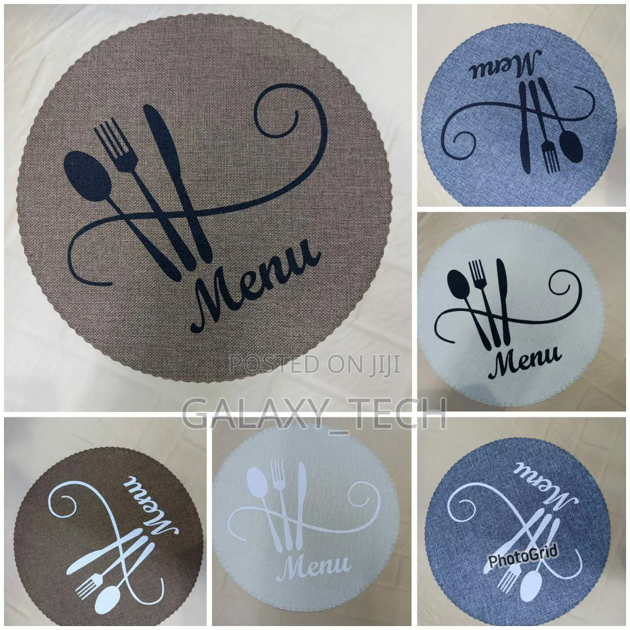 6pcs Set Round Table Mats