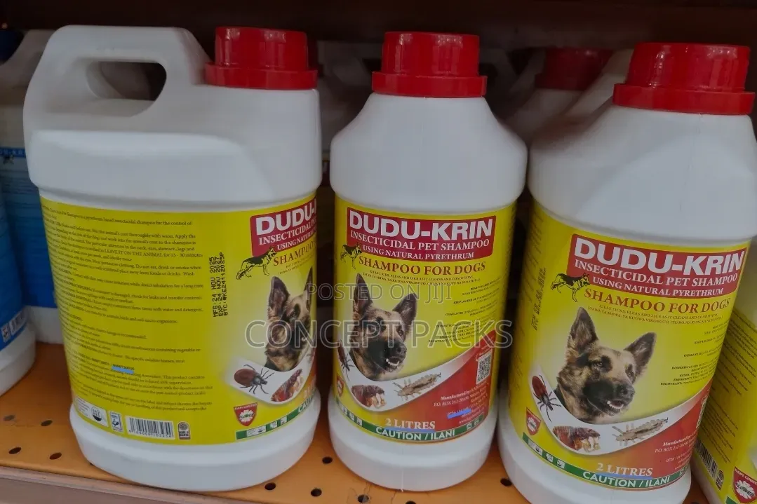 Dudu Krin 2 Litres Removes Fleas Ticks Pet Wash.