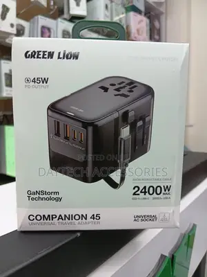 Green Lion Companion 45 Universal Travel Adapter.