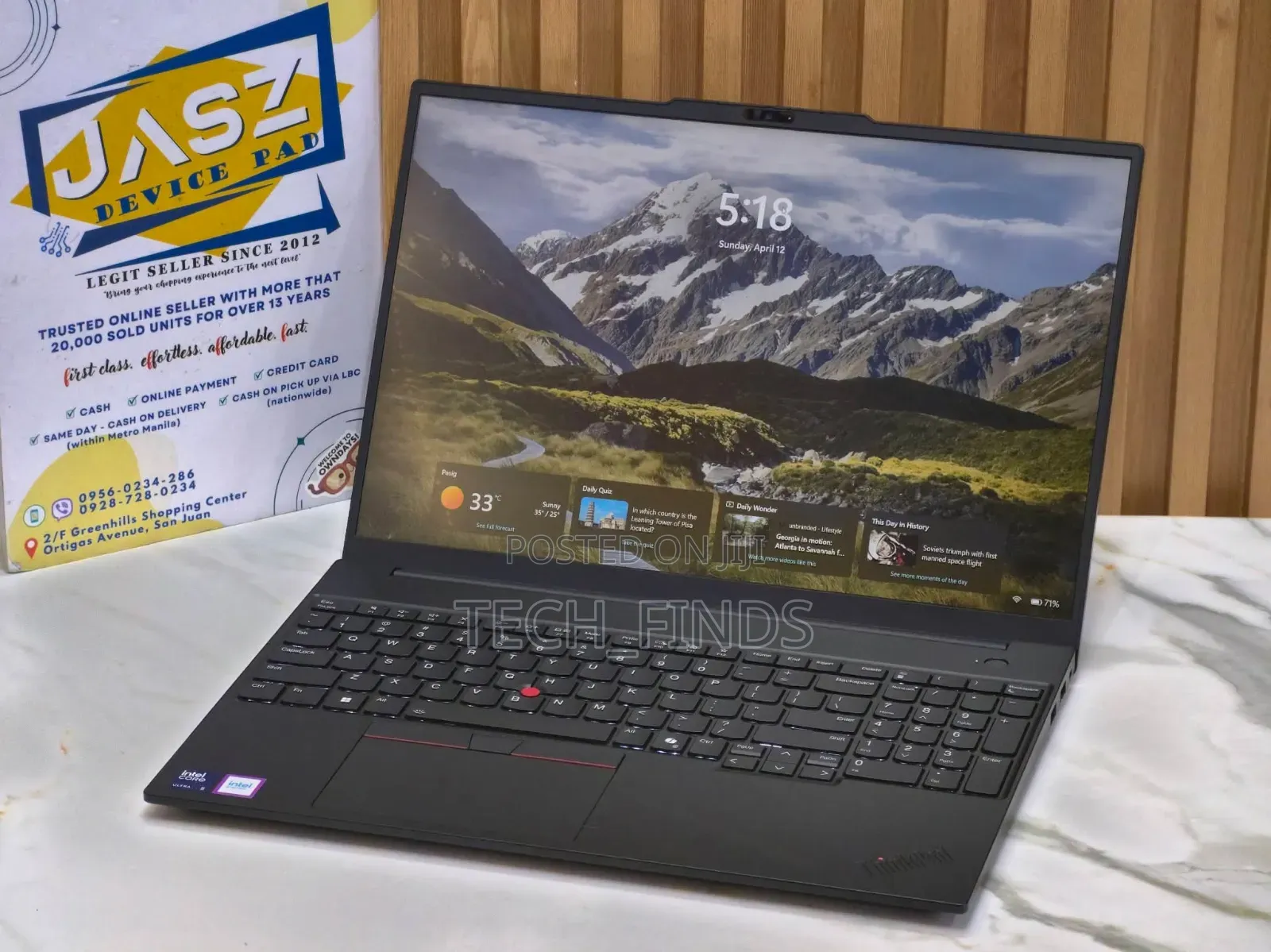 New Laptop Lenovo ThinkPad E16 Gen 3 16GB Intel Core Ultra 7 SSD 512GB