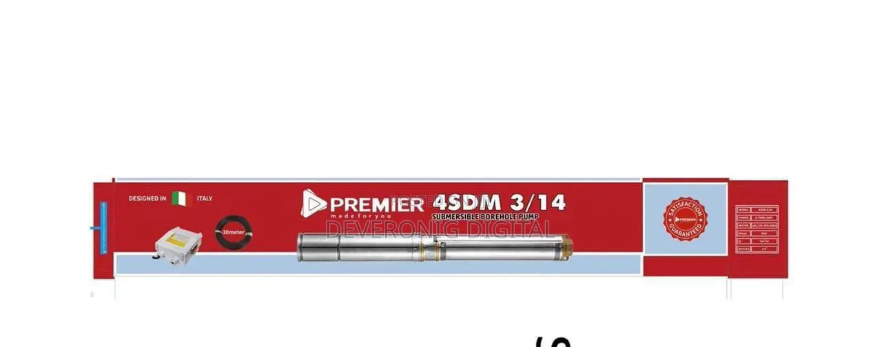 Premier 2hp Deep Well Submersible Pump –