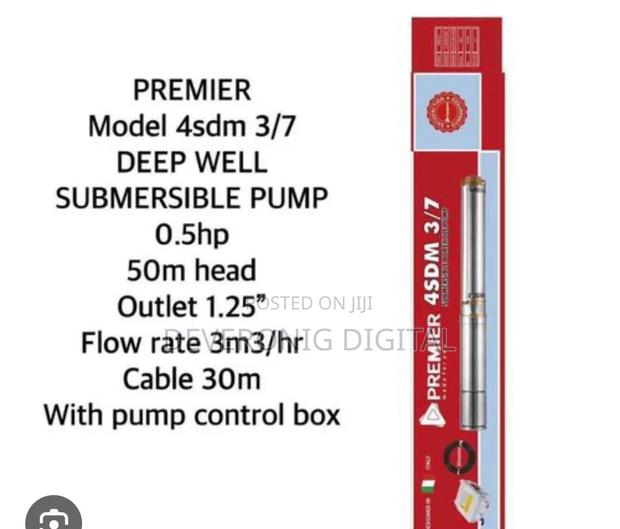 Premier 2hp Deep Well Submersible Pump