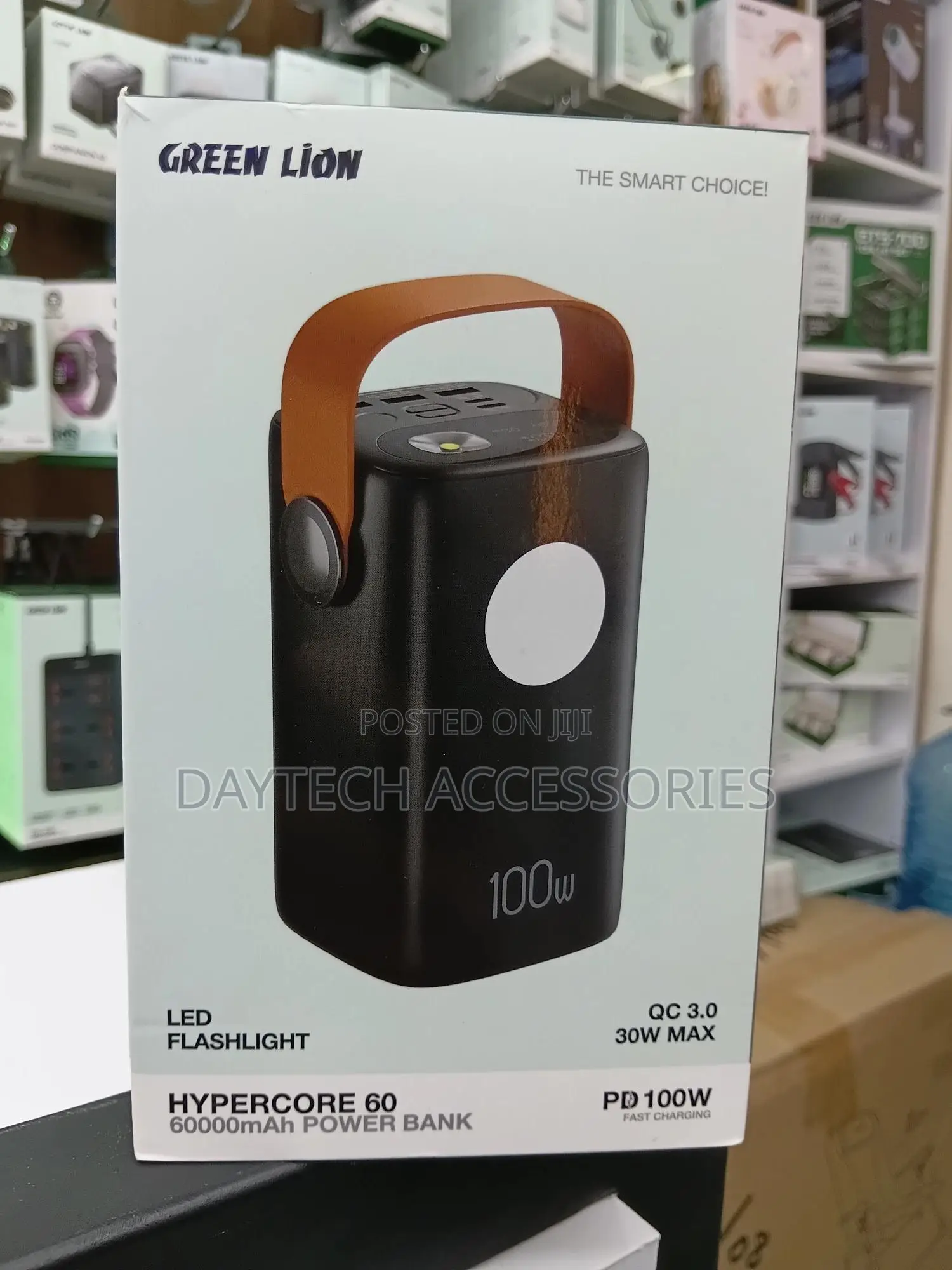 Green Lion Hyper Core 60 Power Bank 60000mah - Black