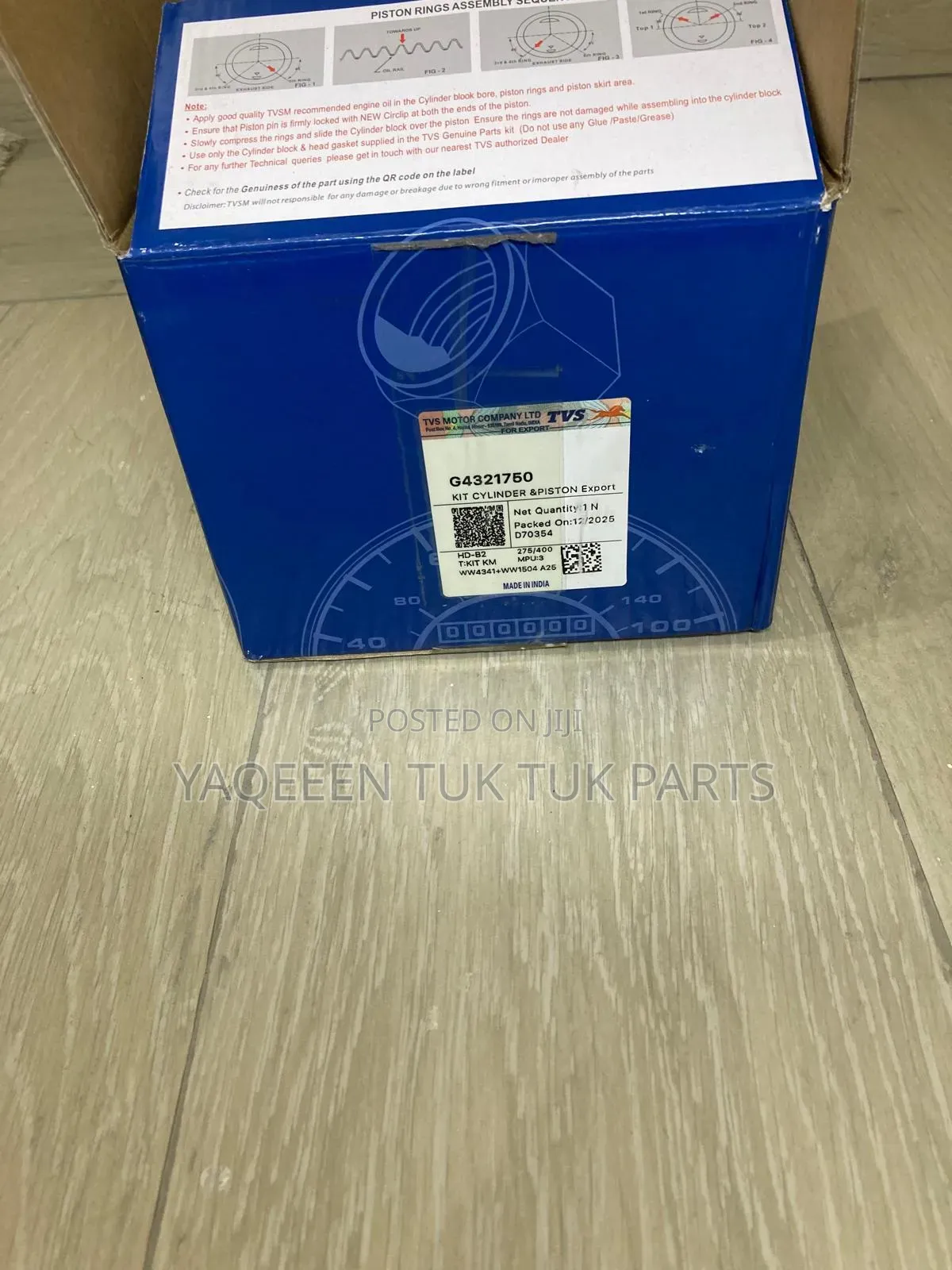 New TVS King Deluxe Plus iTouch Start 2010 Black