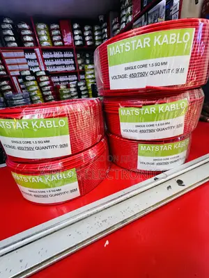 Matstar 1.5mm Single Core Electrical Cable 90m Red – Pure Copper