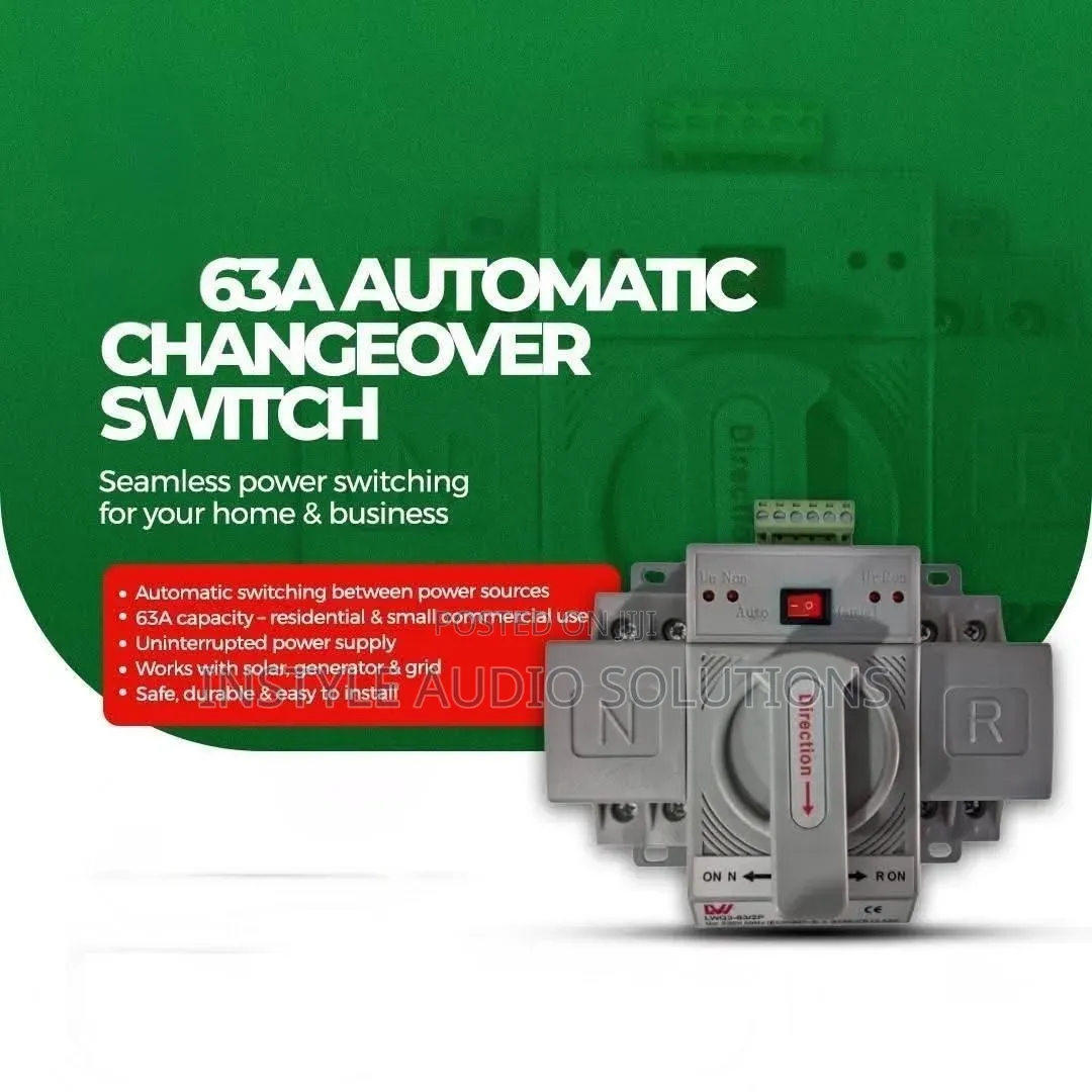 63a Automatic Change Over Switch