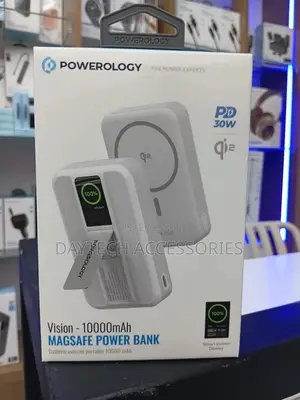 The Powerology Vision 10000mah Magsafe Power Bank.