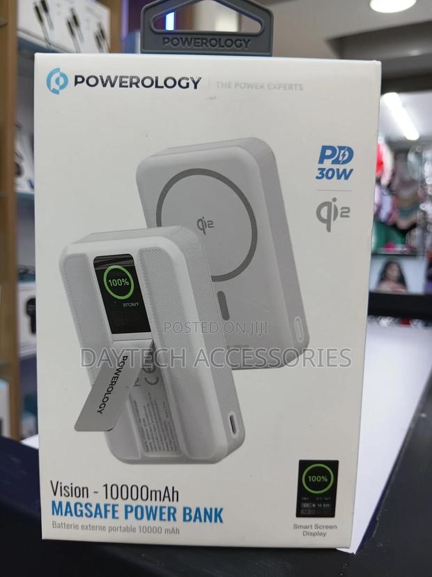Powerology Vision Magsafe Power Bank 10000 Mah Battery Capacity.