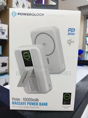 Powerology Vision Magsafe Power Bank 10000 Mah Battery Capacity.