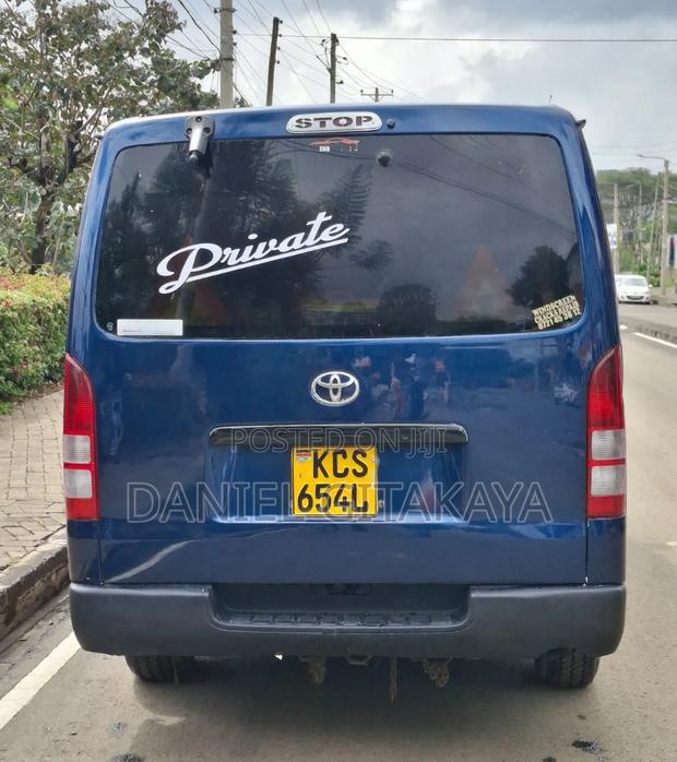 Toyota HiAce 2012 Blue - thumbnail 3