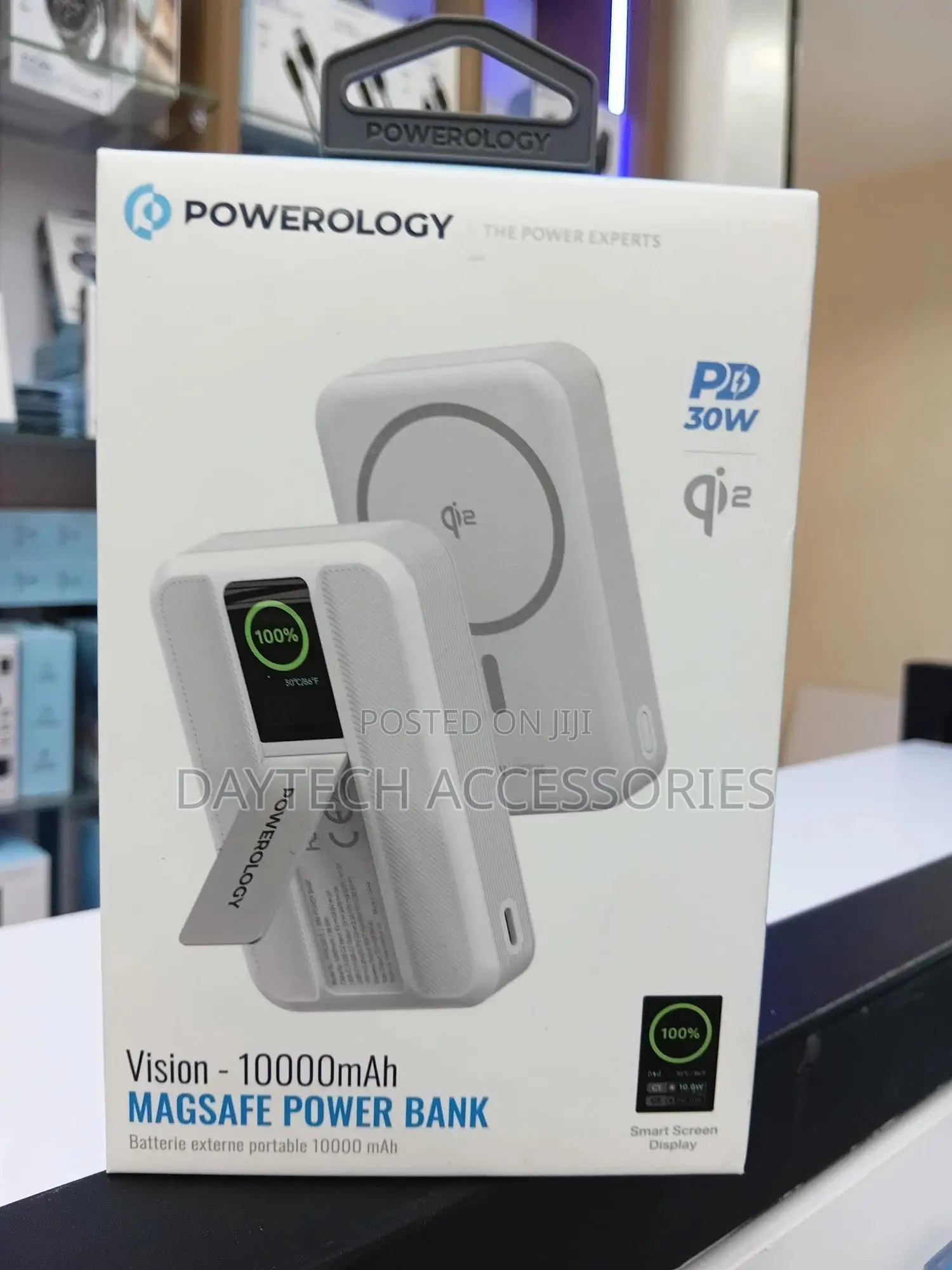 Powerology Vision 10000 Mah Magsafe Power Bank Pd 30w - White