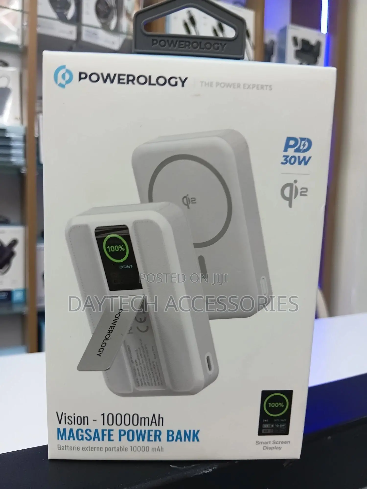 Powerology Vision 10000 Mah Magsafe Power Bank Pd 30w - White