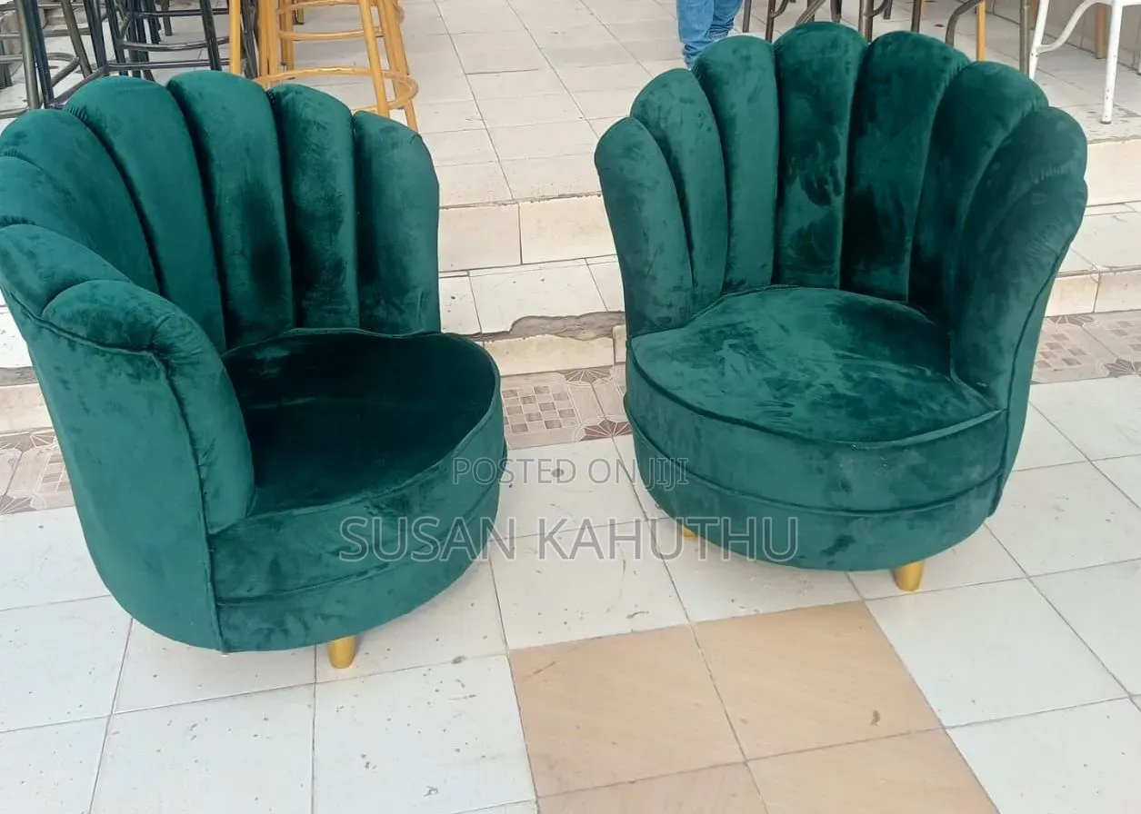 Green Velvet Parlour Seats