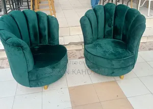 Green Velvet Parlour Seats