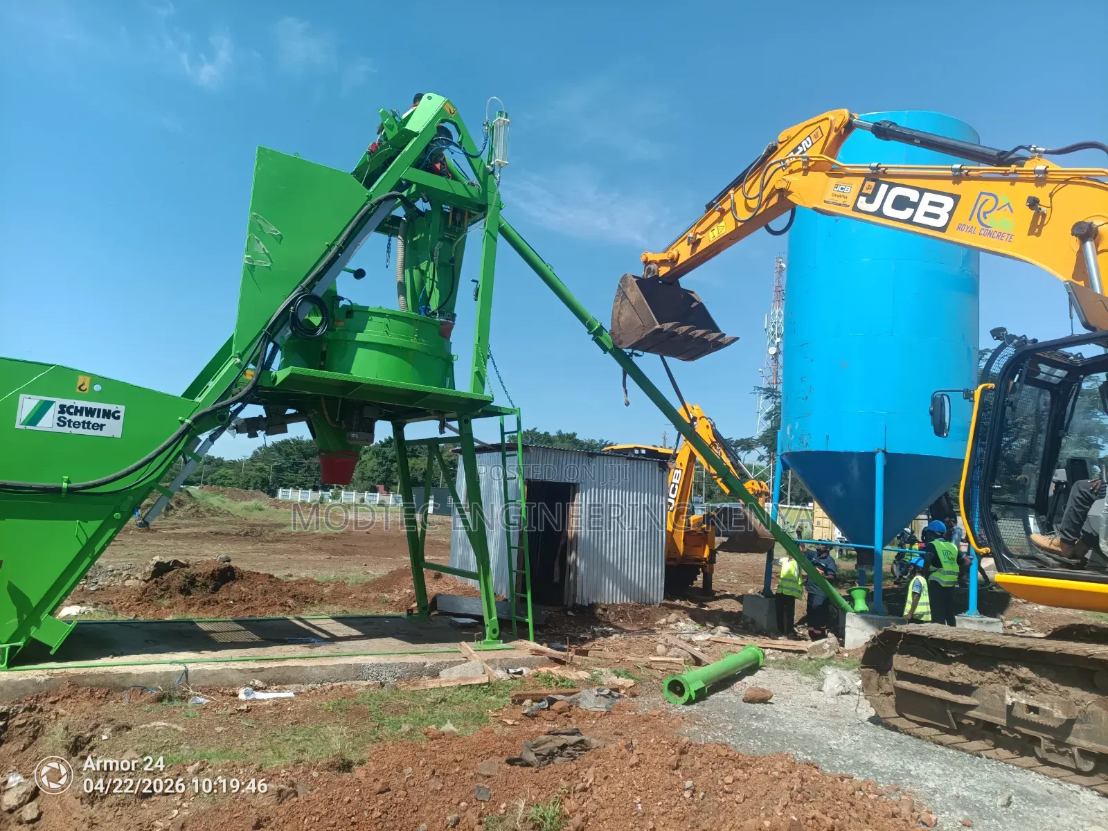 Modtec: Complete Batch Plant and Cement Silo