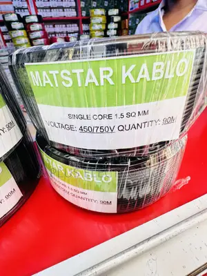 Matstar 1.5mm Single Core Electrical Cable 90m Black – Perfect Choice