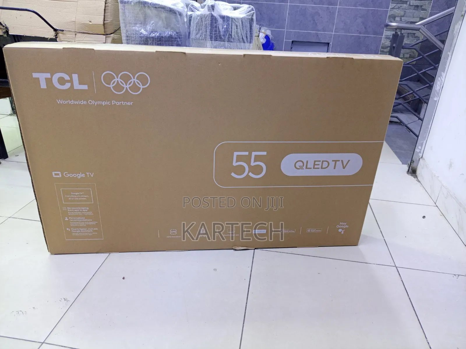TCL 55 Inch Qled Tv With Google Tv Voice Control