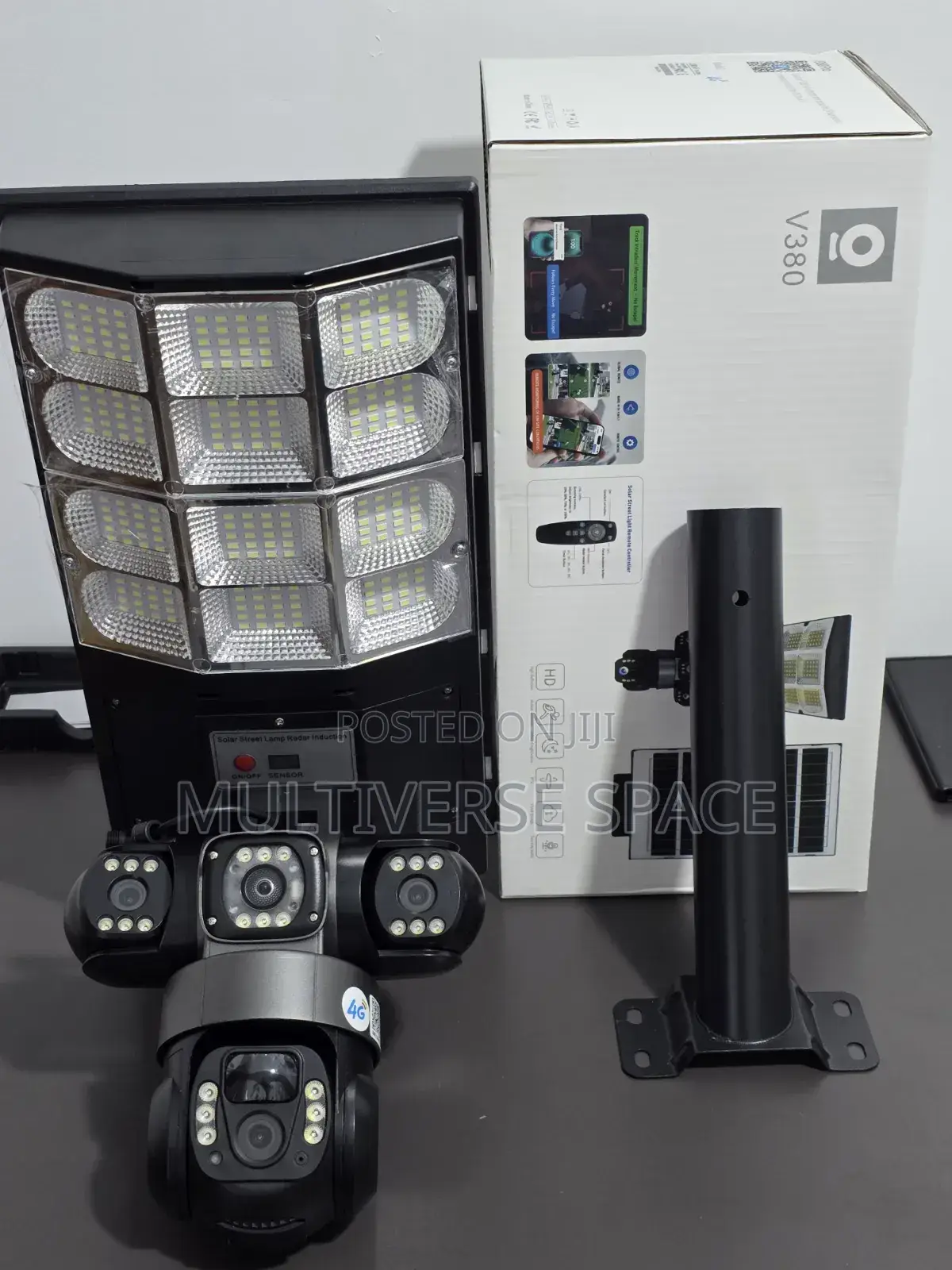 4g Lte Sim Card Solar Street Light V380 Pro Outdoor Indoor CCTV Camera