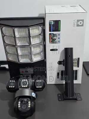 4g Lte Sim Card Solar Street Light V380 Pro Outdoor Indoor CCTV Camera