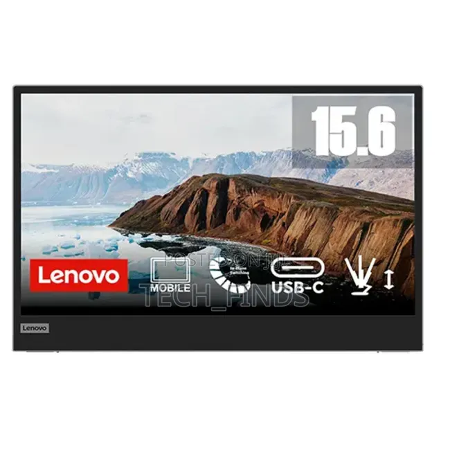 Lenovo L15 15.6" FHD Usb-C Portable Monitor, Grey Color