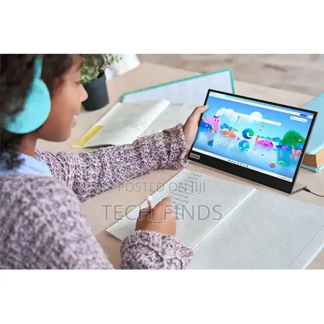 Lenovo L15 15.6" FHD Usb-C Portable Monitor, Grey Color