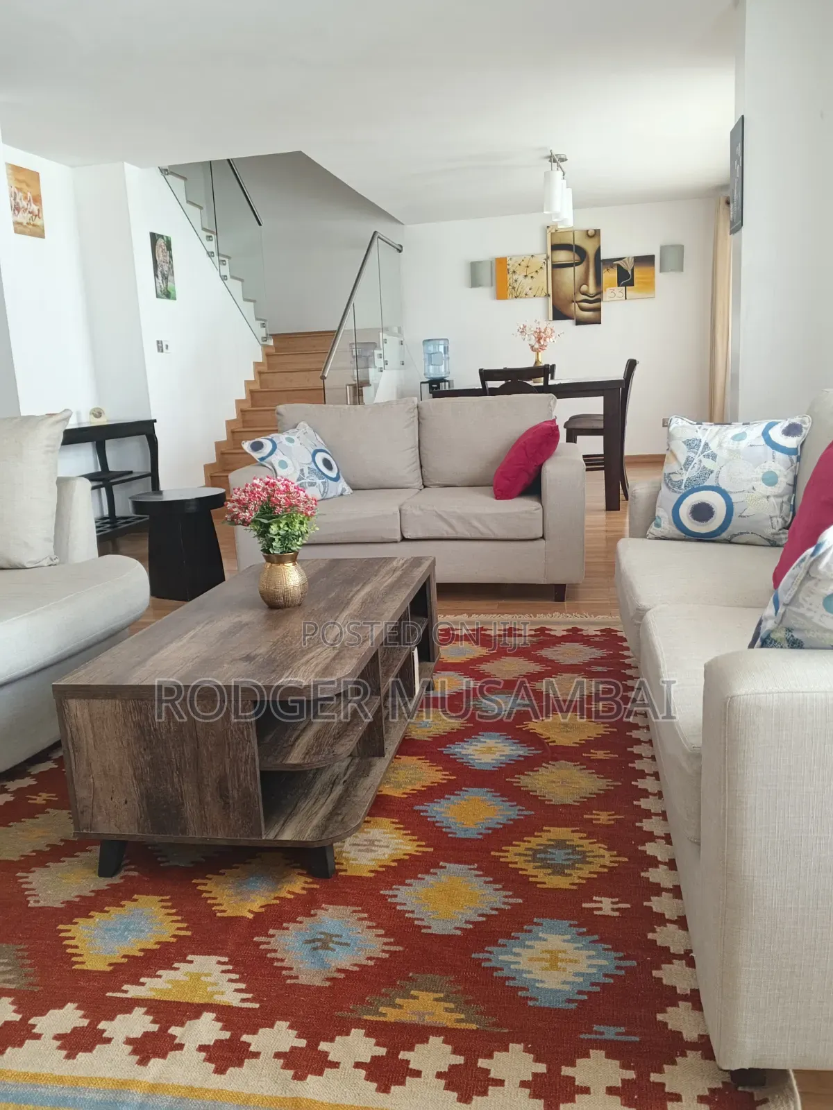 Furnished 3bdrm Apartment in Garden City, Roysambu for rent