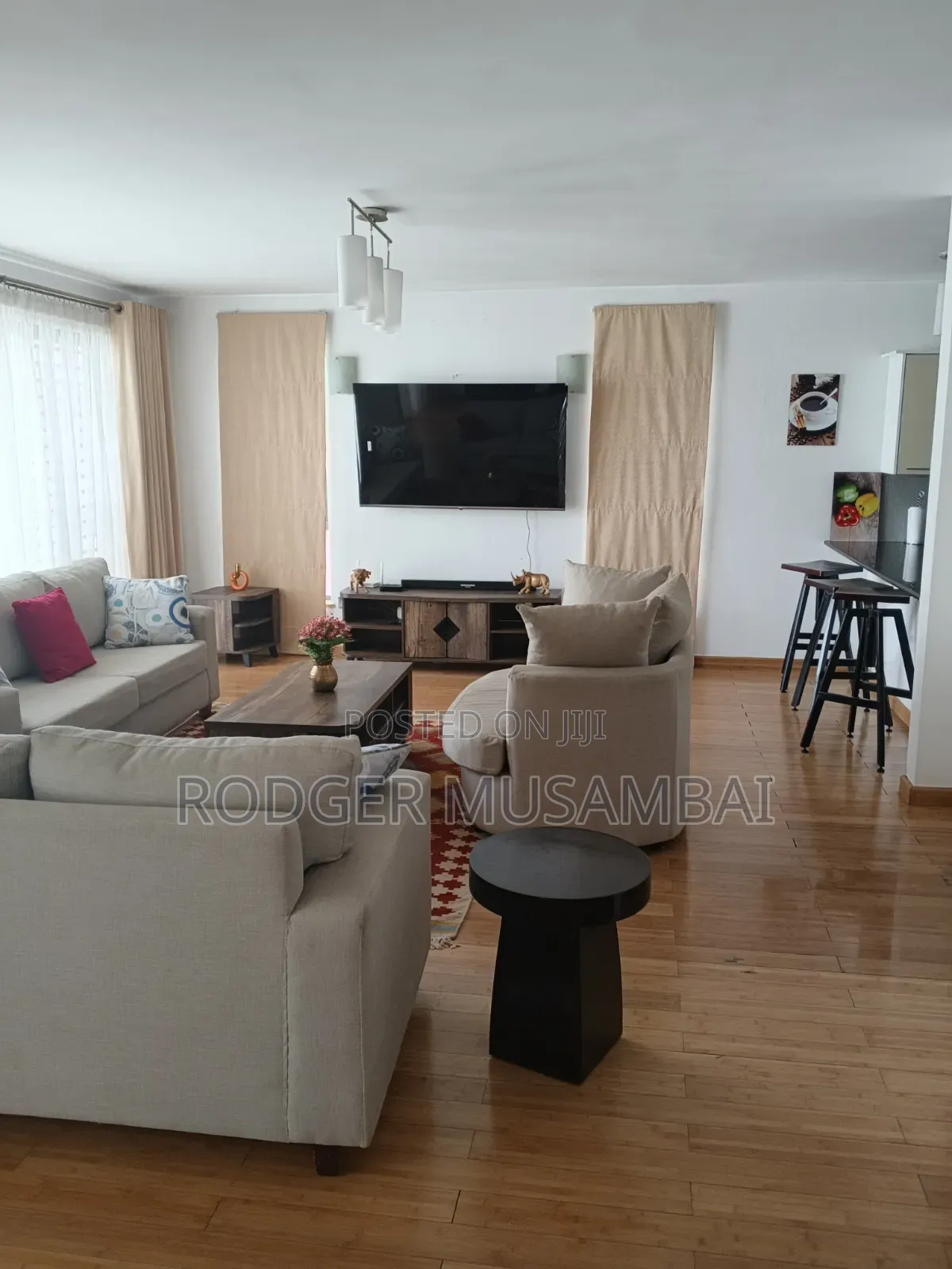 Furnished 3bdrm Apartment in Garden City, Roysambu for rent