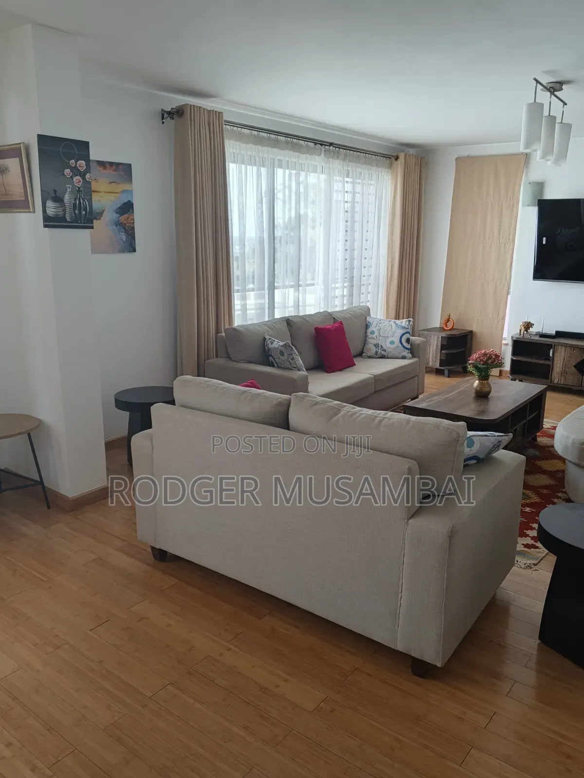 Furnished 3bdrm Apartment in Garden City, Roysambu for rent