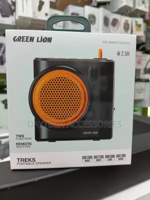Green Lion 5w Treks Portable Speaker - Black