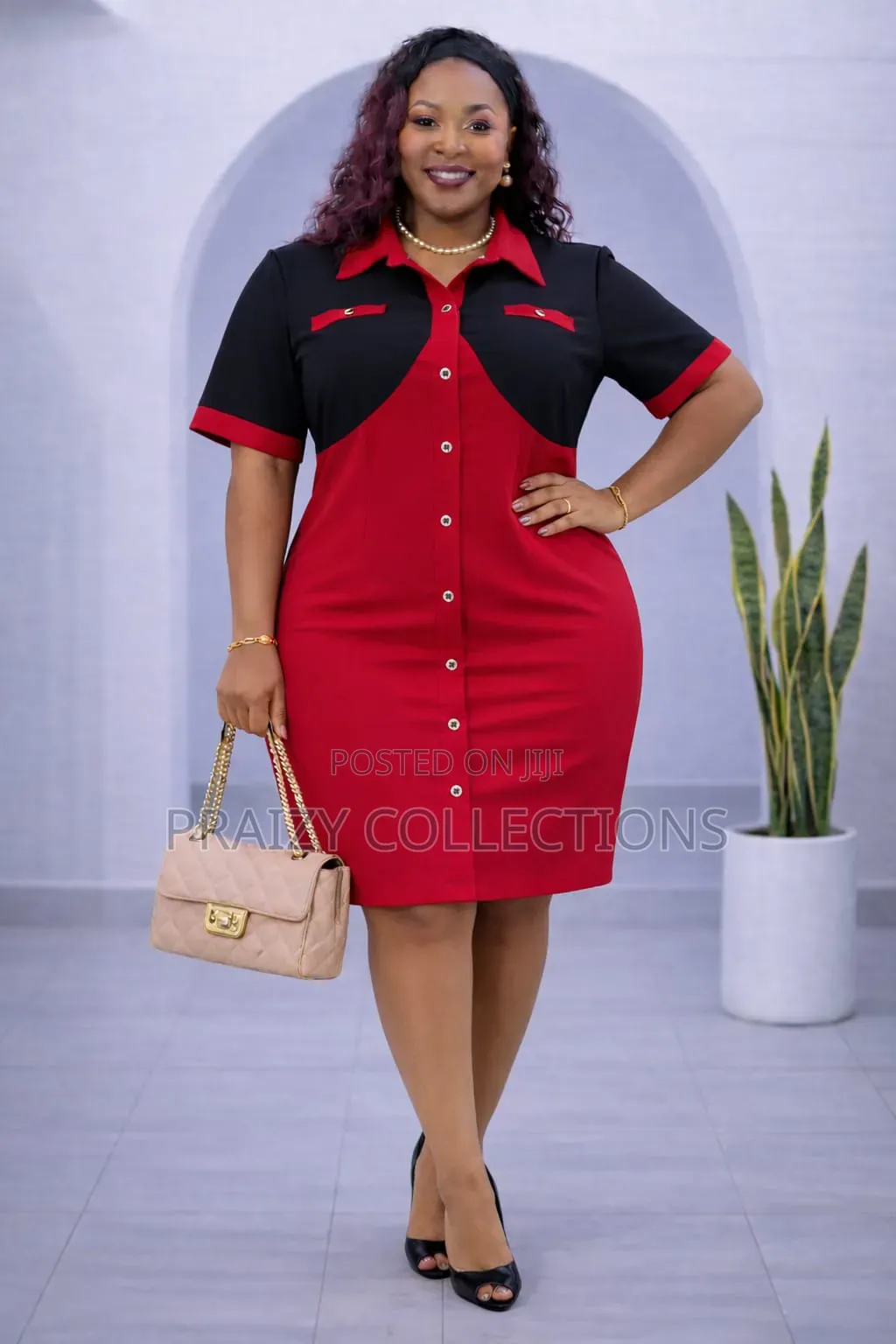 Buttoned Down Shirt Dress
