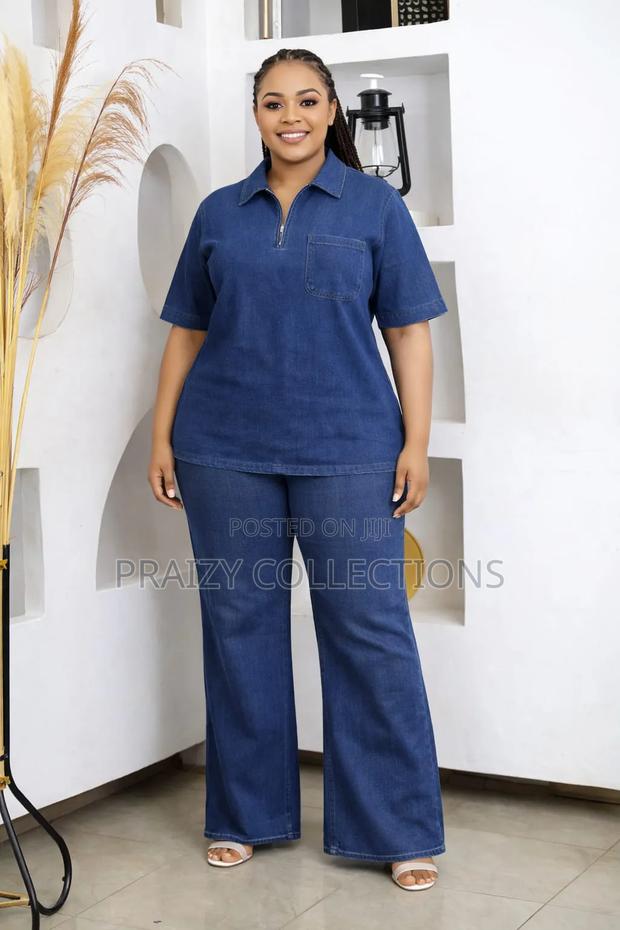 2pc Denim Set(Trouser and the Top)