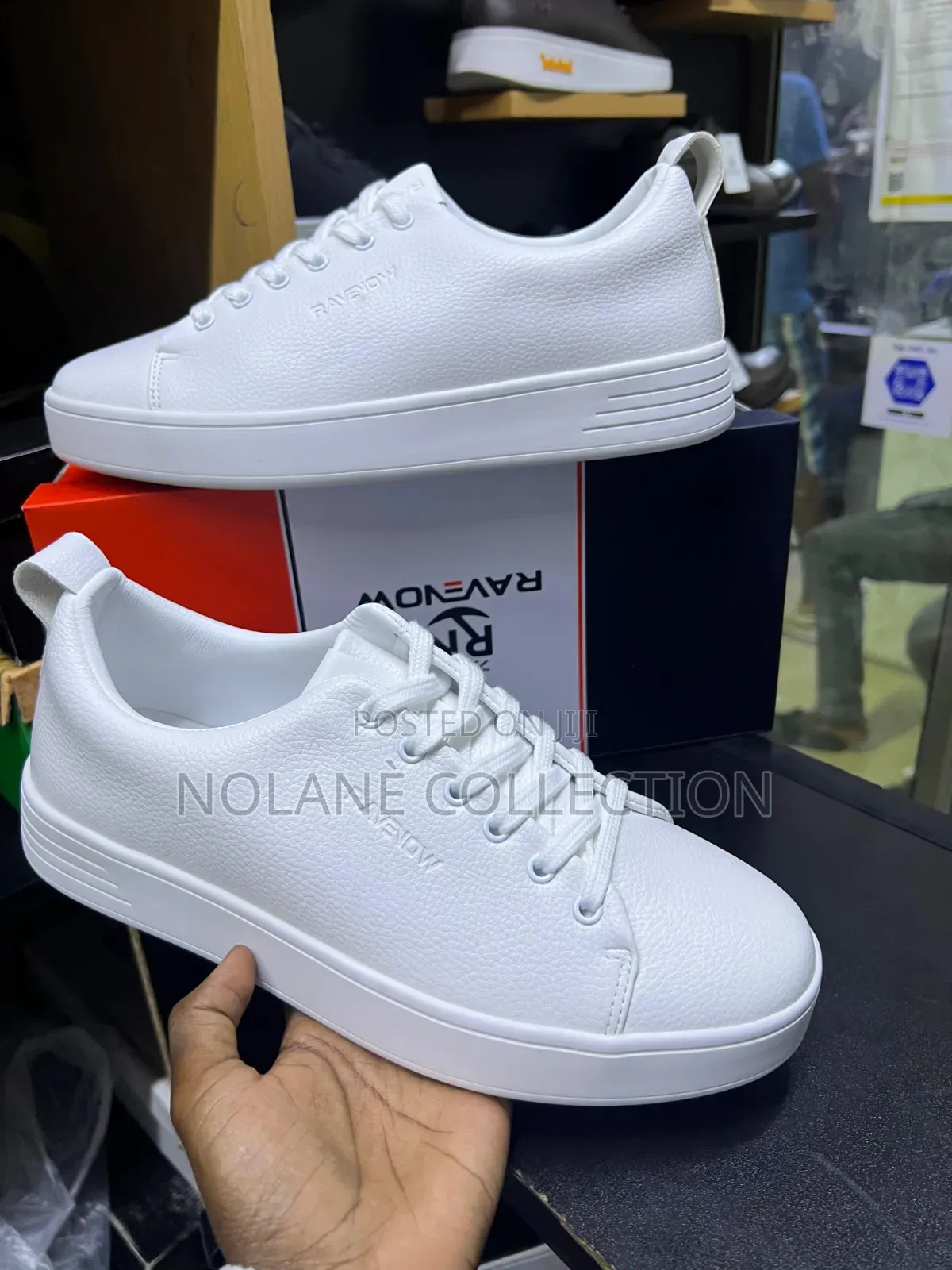 White Rn Casual Shoes for Men Size 40-45