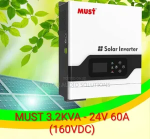 Must 3.2kva - 24v Hybrid 60a MPPT Inverter 160a VDC